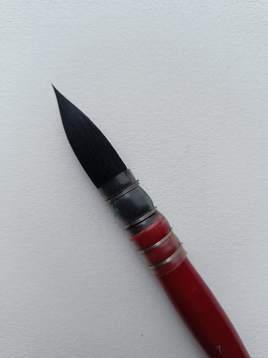 High Quality Mop Watercolor Brush - Size 7