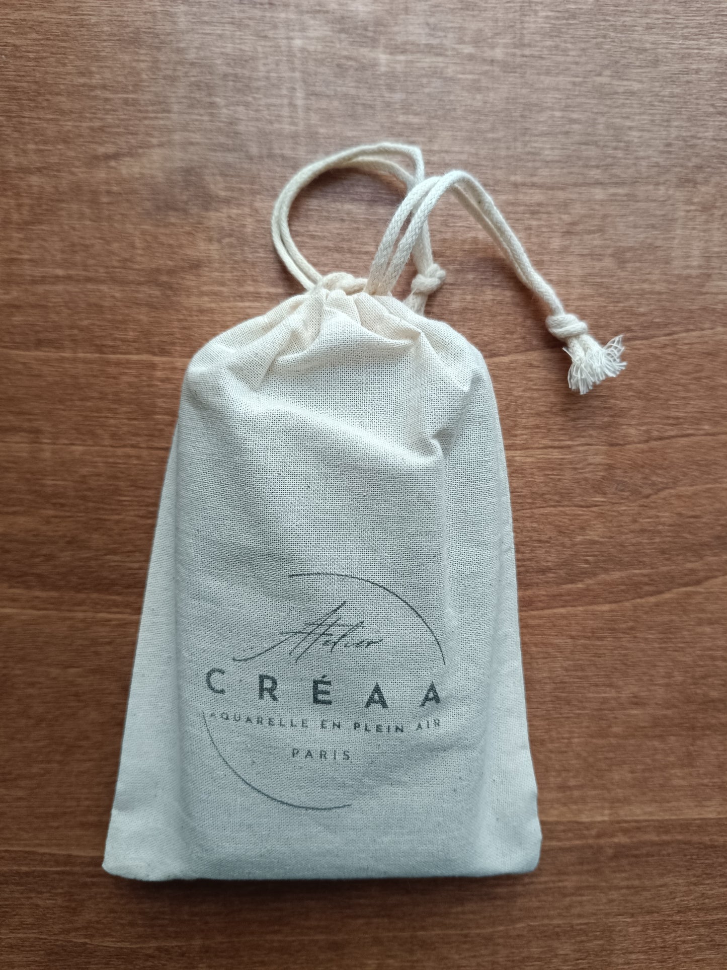 Compact Watercolor Set with Travel Brush.