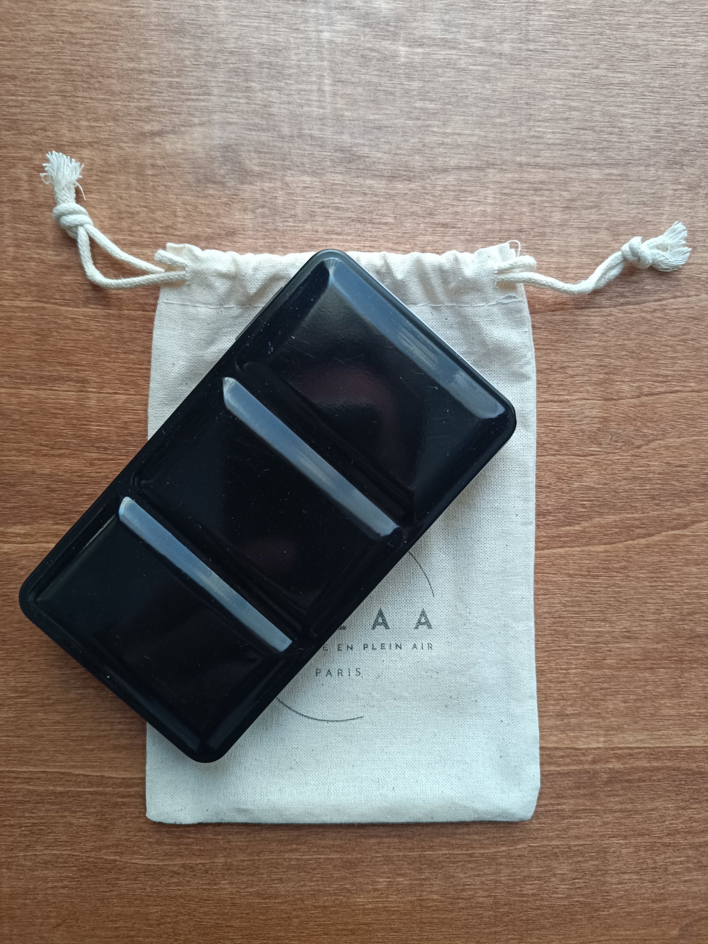 Compact Watercolor Set with Travel Brush.