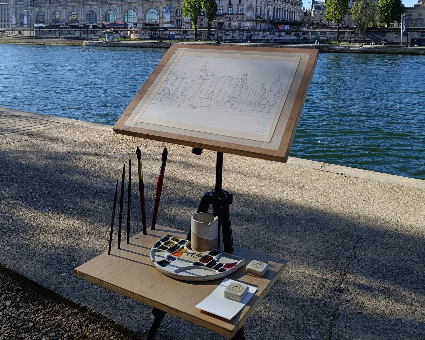 Watercolor à Paris – Outdoor Painting Experience