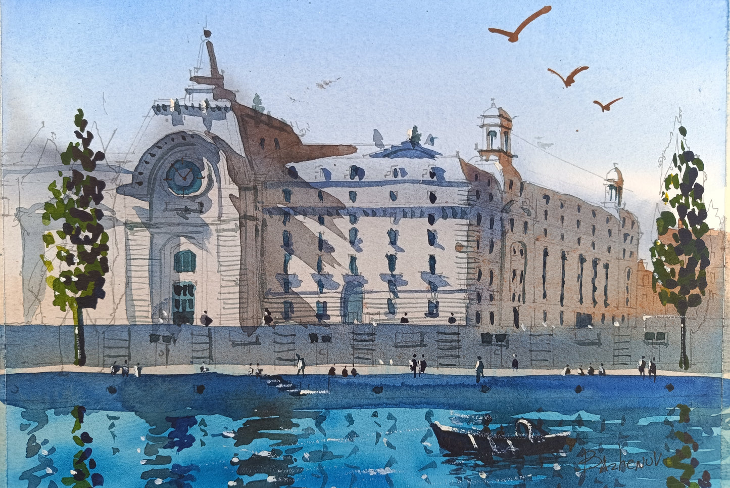 Watercolor à Paris – Outdoor Painting Experience